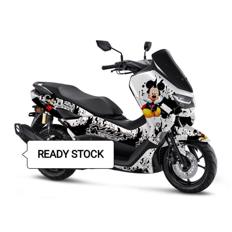 Decal nmax new 155 full body striping nmax new sticker nmax new mickey mouse decal nmax 2022 full bo