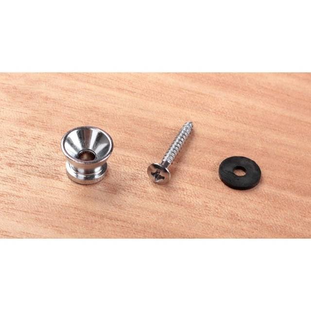 Pin Strap Gitar Akustik Elektrik Silver Hitam Emas - Hitam, Pin Strap