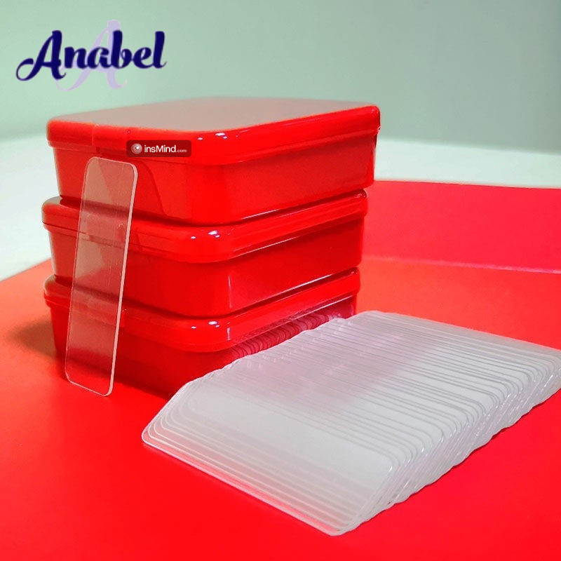 

60pcs Set Box Perekat Stiker Double Tape Nano Transparan Anti Air