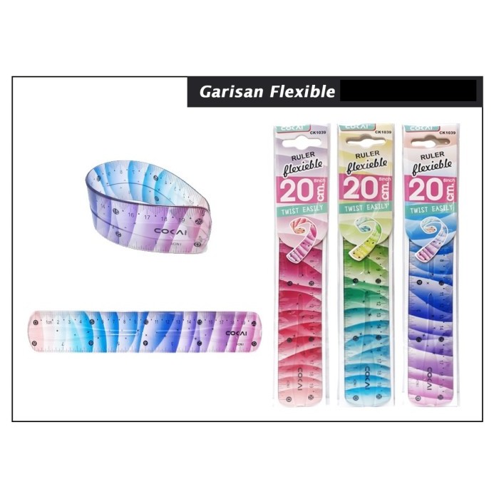 

Flexible Ruler Penggaris Lentur - 20 CM