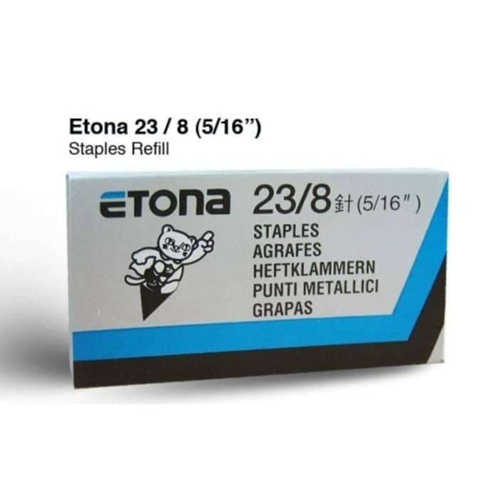 

Isi Staples / Refill Stapler Hekter - Etona 23/8 (5/16")