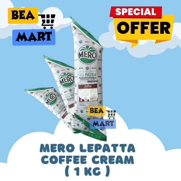 

Mero Lepatta Bakery Cream Rasa Coffee 1kg | Lepata Krim Filling Rasa Kopi 1 kg