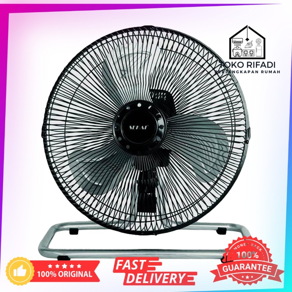 ( BISA COD ) KIPAS ANGIN MEJA / DUDUK SEKAI 16 INCH HFN1655 / HFN 1655 DESK FAN BESI ANGIN TORNADO G