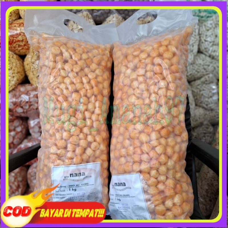 

snack ball balado (chiki ball) 1kg