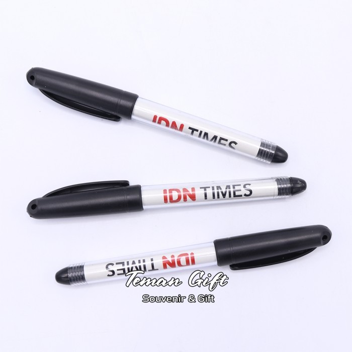 

PRODUK TERLARIS Pen Boss Pulpen Bos Insert Paper Sticker Custom Logo Promosi PP114 - HijauMuda, Tanpa Cetakan