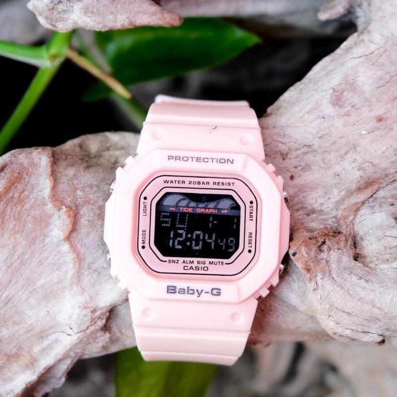 Jam tangan casio baby g BGA-550 led digital strap rubber jam tangan wanita