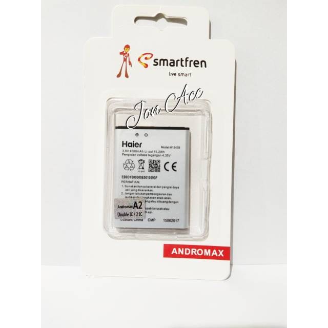 Batre baterai HAIER Andromax A2 H15439. AC36C5H.original....