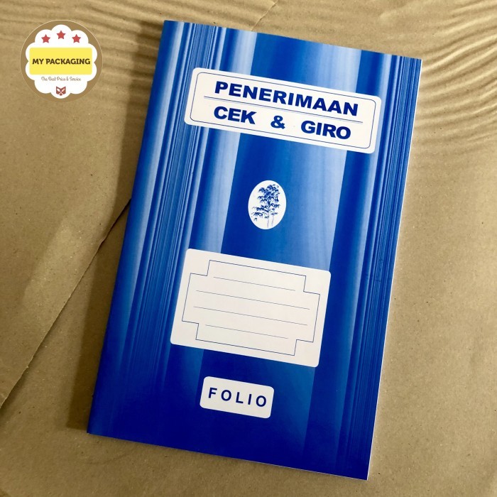 

BUKU PENERIMAAN CEK & GIRO Folio [5 Buku] Premium