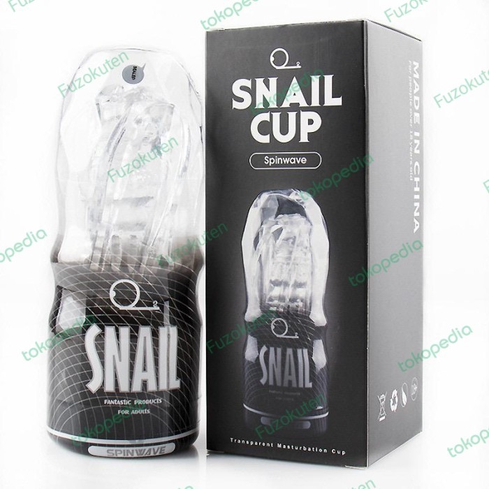 READY Snail Cup TRANSPARAN Alat Pijat Mainan Pria Dewasa Tenga - spinwave madukostore10