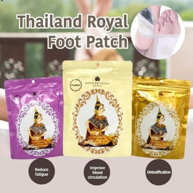 GOLD PRINCESS FOOTPATCH DETOX Thailand ORIGINAL - Koyo footpatch