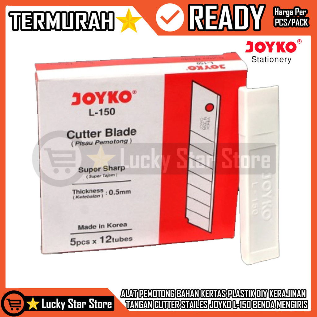 

ISI CUTTER JOYKO L150 1 TUBE KECIL isi 5 pcs CARTER KARTER KATER