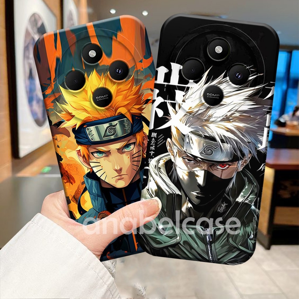 SOFTCASE REDMI 14c 4G 2024 13c 12c A3 9c 9a 10c 10a Poco c40 c65 TERBARU Motif Anime Naruto Kakashi 