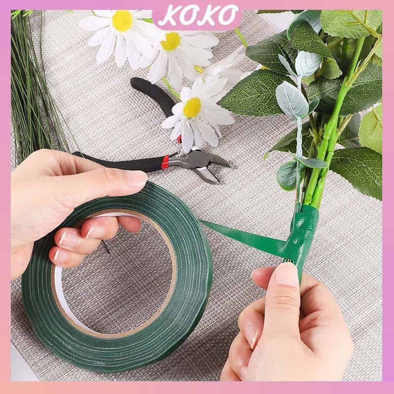 

Floral Tape / Flower Tape / Selotip Daun 30 Yard