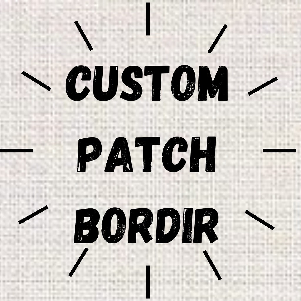 Bordir CUSTOM PATCH BORDIR SATUAN MURAH / CUSTOM EMBLEM LOGO BORDIR KOMPUTER SATUAN MURAH