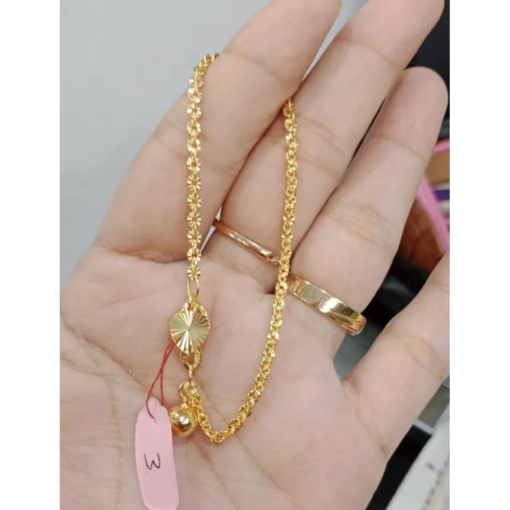 Gelang tangan nuri berlapis emas kadar 700 2gram ada surat