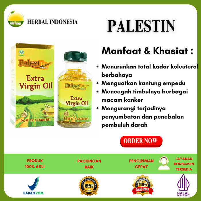 

[BIG SALE] Zaitun PalestIn 200 kapsul | Extra Virgin Oil