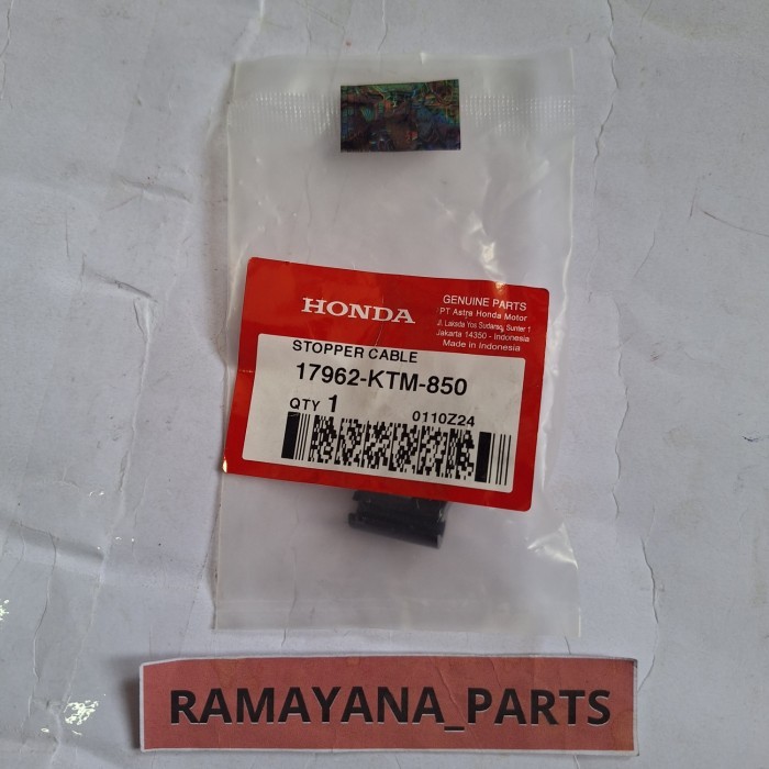 Stopper Cable Kharisma Supra X 125 Revo 17962KTM850 berkualitas