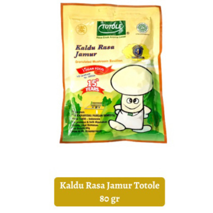 

Totole Kaldu Jamur 80 Gram Kaldu Rasa Jamur Halal Bumbu Penyedap Rasa Best Seller Terbaru Promo