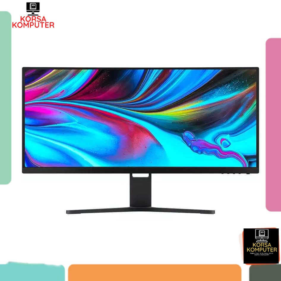 Monitor PC Gaming Monitor Komputer Kantor Monitor Pc HD Redmi Ultra Wide Curved Monitor 1080P 200Hz 