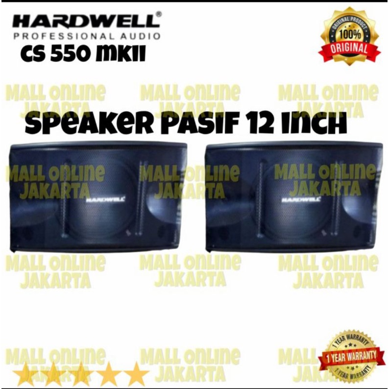 Speaker Pasif Hardwell 12inch cs 550 mkii original cs550 cs550mkii