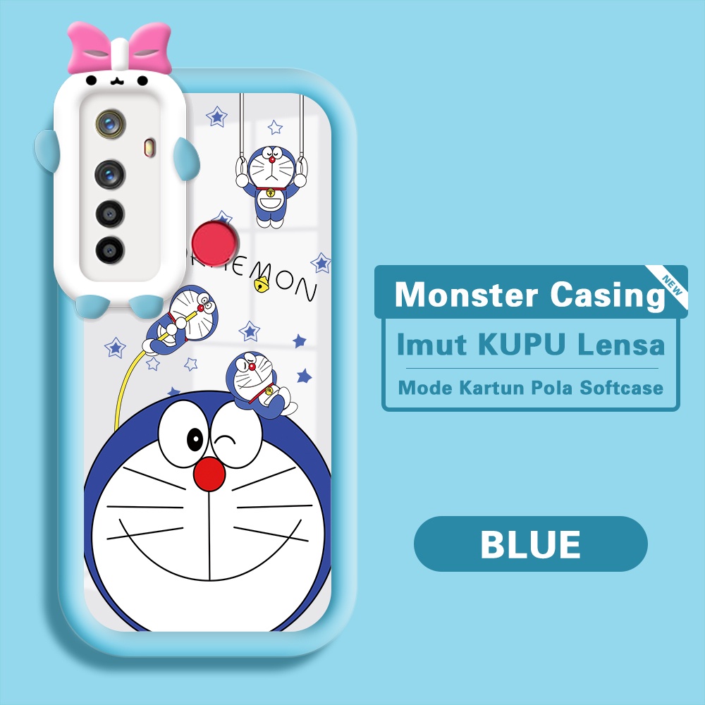 Realme 5 5i 5S 6i C3 Untuk Hp Casing Handphone Cassing Soft Kesing Sofcase Phone Case Kucing Mesin N