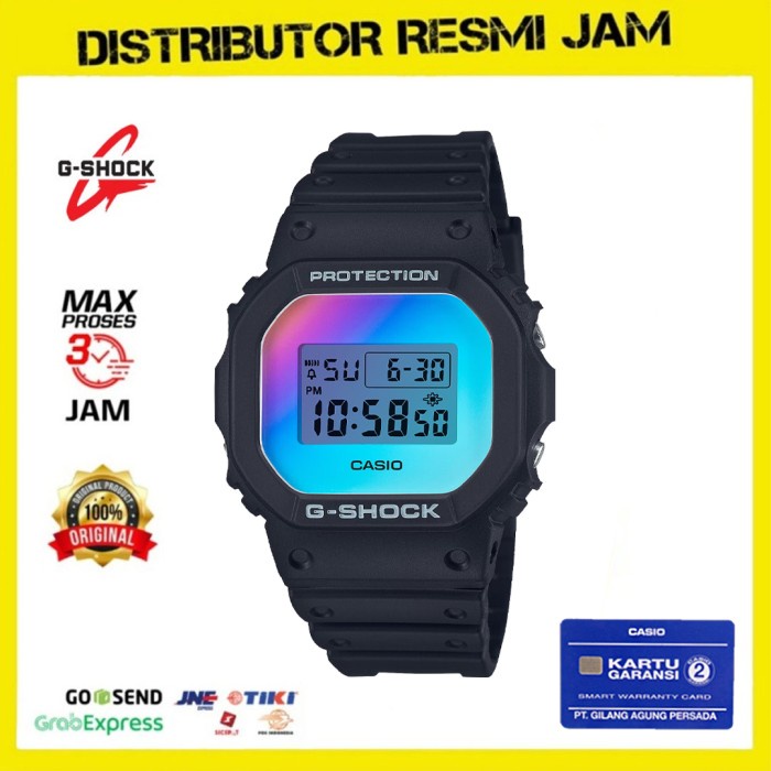 GShock DW-5600SR-1DR DW-5600 DW5600SR DW5600 Garansi Resmi 2 Tahun