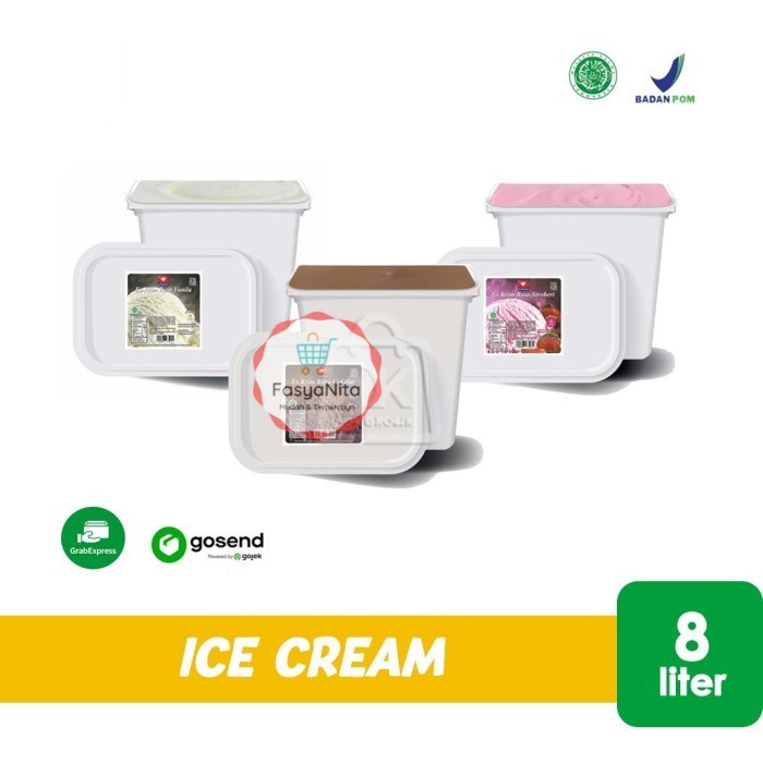 

Ice Cream Es Krim Diamond 8 Liter (KHUSUS INSTANT) - Stroberi 8L - Stroberi 8L - FasyAnita Mart Denpasar