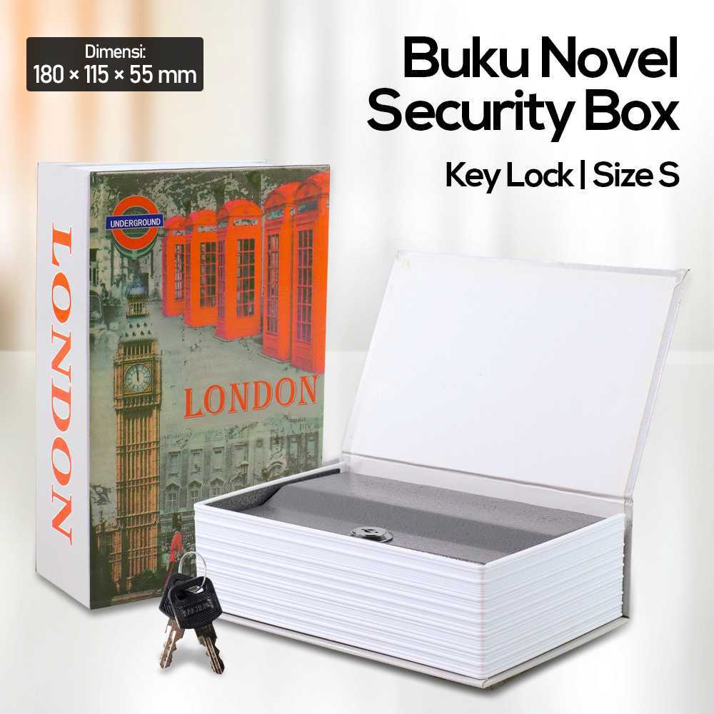 

Kotak Buku Novel Security Box Key Lock Size S - DHZ005