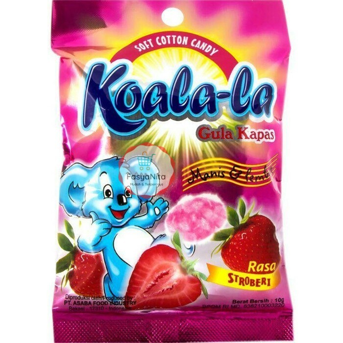 

Koala-La Permen Kapas 10gr / Soft Cotton Candy (1 pcs) - Lemon - FasyAnita Mart Denpasar