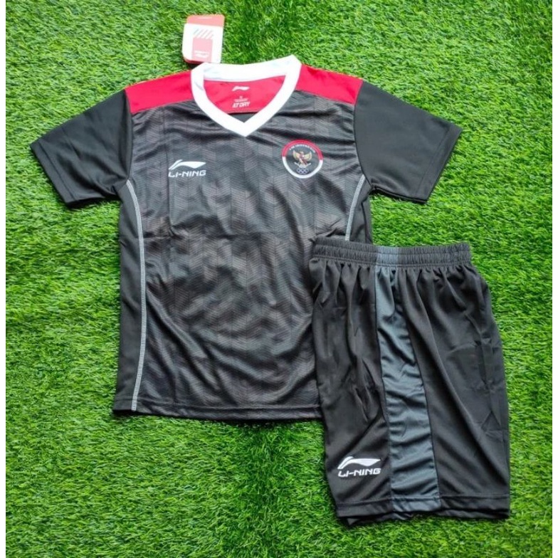 JERSEY BOLA KIDS ANAK TIMNAS INDONESIA SEAGAMES 2023 HITAM GRADE ORI BEST QUALITY