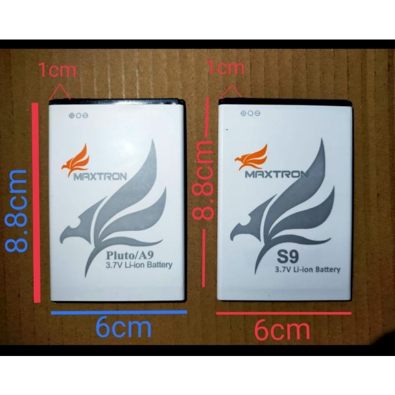 Baterai Maxtron S9 Original Battry Batry Maxtron S9 Hf acc