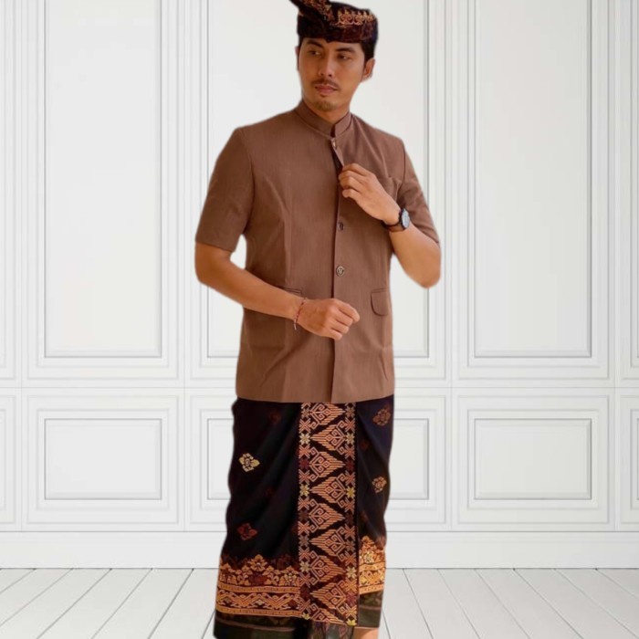 SALE -Terbaru Set pakaian adat Bali Pria by request Original- 1.2.23