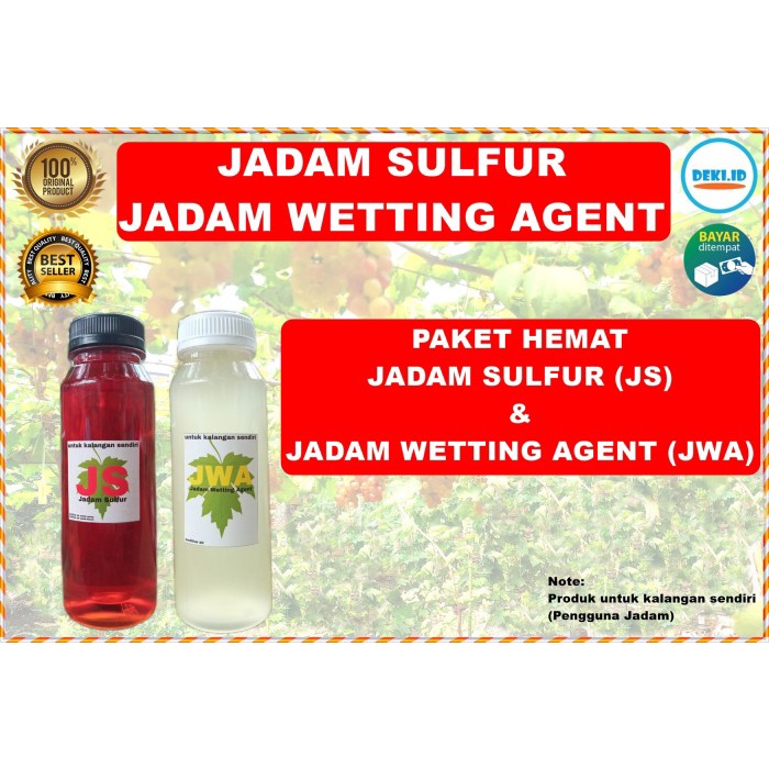 Promo Teerlaris Jadam Sulfur Paket Hemat JS JWA 500 ml - JS+JWA 500