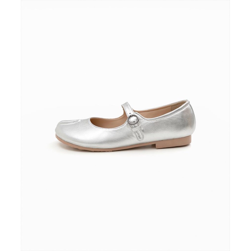 Exclusive Cajsa X Jenna Kaia Carra Silver - Flatshoes