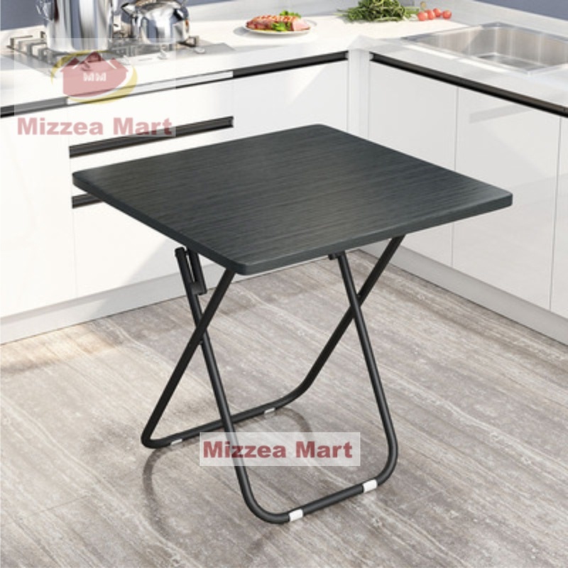Revella Meja Makan Minimalis / Meja Makan Lipat Set / Meja Makan Kayu / Meja Portable / Meja Cafe Me