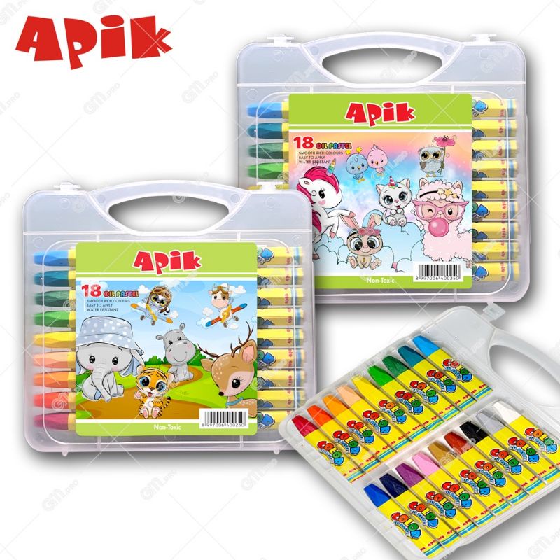 

Oil Pastel APIK 18 Warna