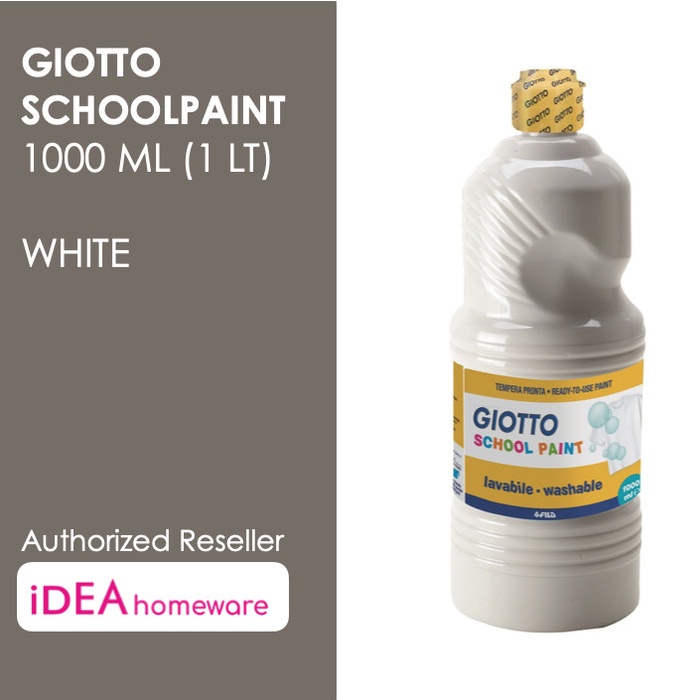 

[New] Giotto School Paint 1000 ml White Putih Cat Air Poster Washable 1 L
