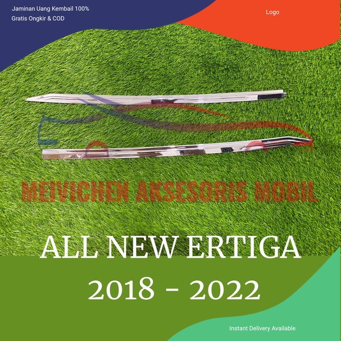 LIST KACA BELAKANG MOBIL ALL NEW ERTIGA 2018 - 2023 CHROME Aksesoris mobil