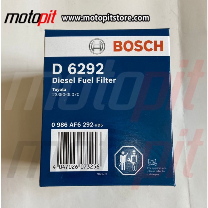 BOSCH Filter Solar Diesel Toyota Innova Reborn Fortuner VRZ D6292