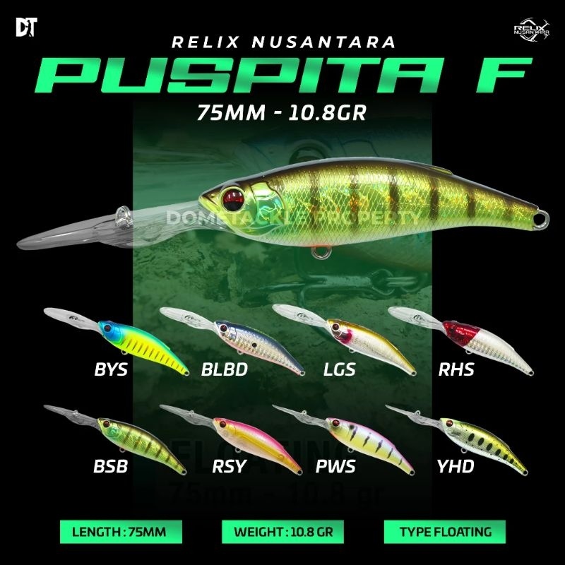 Lure Minnow PUSPITA F - Relix Nusantara