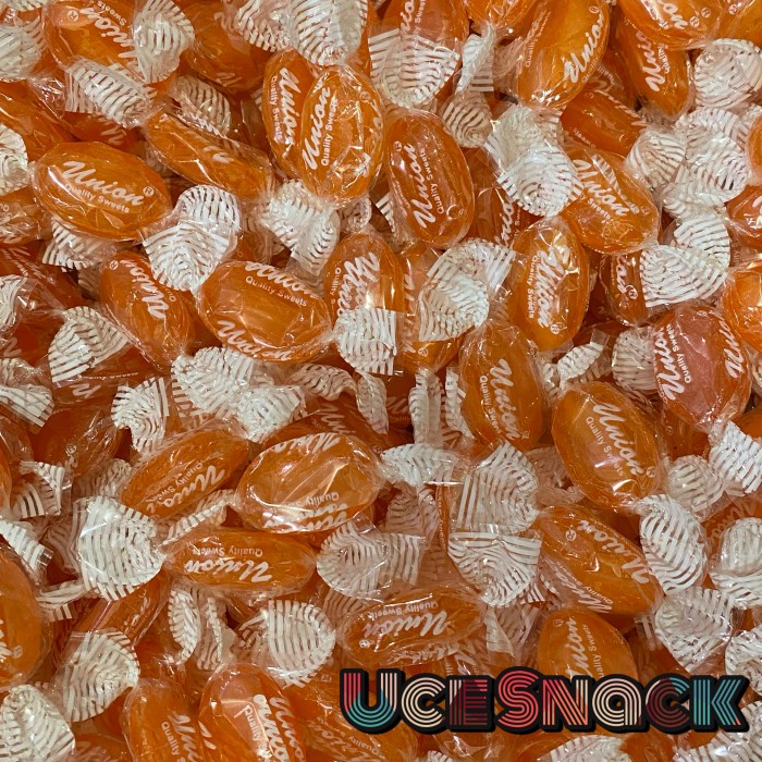 

✨PROMO✨ -Permen Jeruk Union / Orange Candy 1/4kg 1/4 kilo 250gram 250 grm