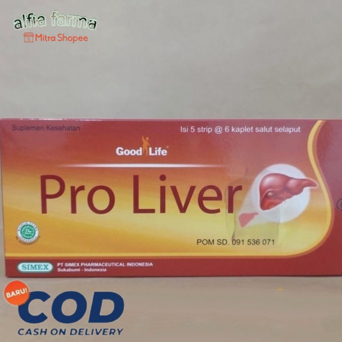 ready Good Life Pro Liver Box Isi 30 Kaplet / ProLiver Ori