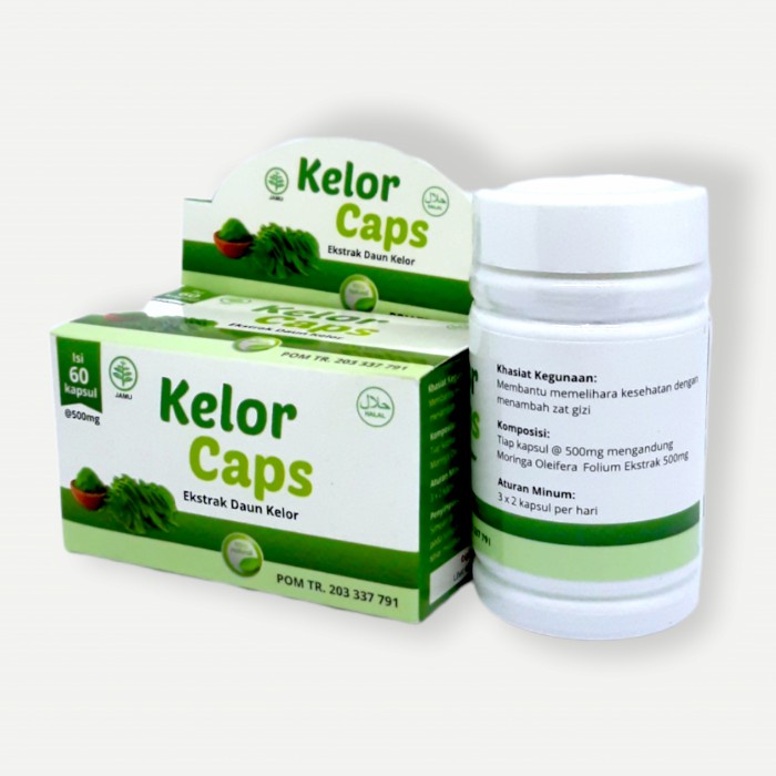 Kelor caps kapsul daun kelor ASLI