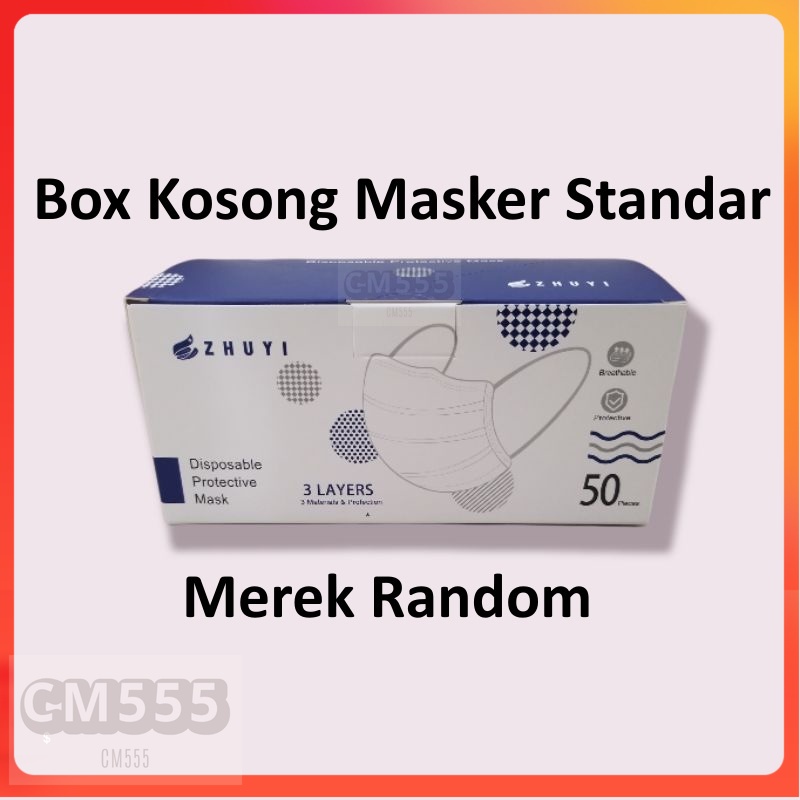 Box Kosong Masker Earloop Standar