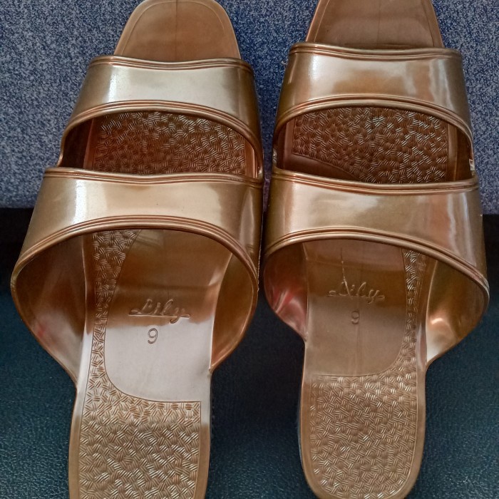 DRB sendal lily pria jadul sandal lily tipe 1340 pria - Cokelat, 9