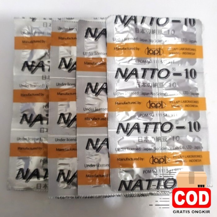 promo NATTO-10 Strip 6 Kaplet originale