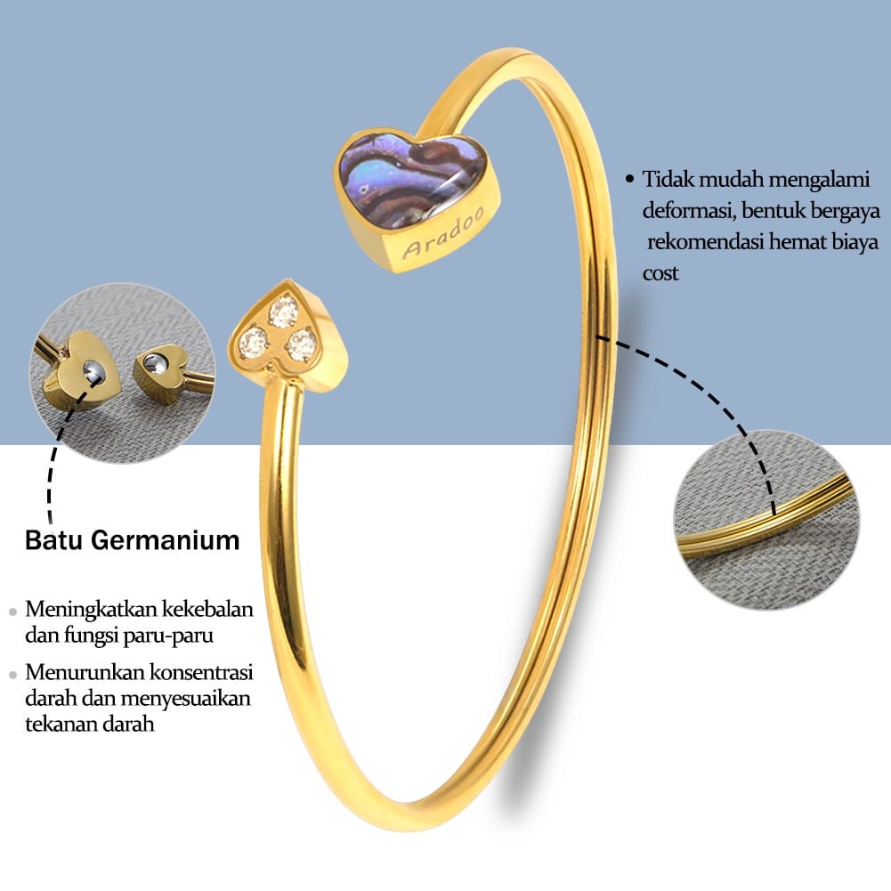[ TERLARIS ] Gelang kesehatan/Gelang quantum pandant/GELANG Quantum Science Energy Pendant Necklace 
