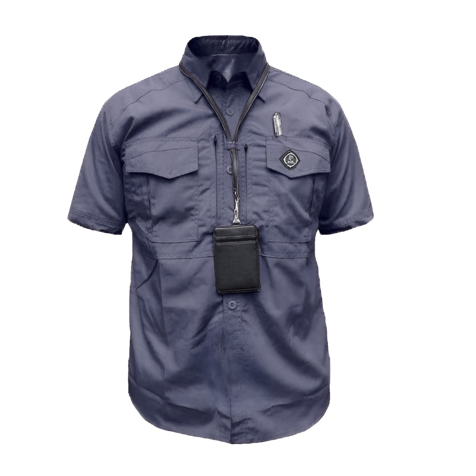 Kemeja Tactical Outdoor Premium M-TAC Lengan Pendek Abu - Kemeja Pdh - Kemeja Outdoor Abu - Kemeja T
