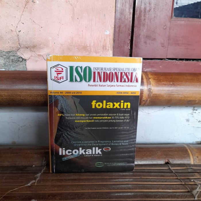 ASLI BUKU ISO 44 Informasi Spesialite Obat Indonesia 2009 2010 Farmasi