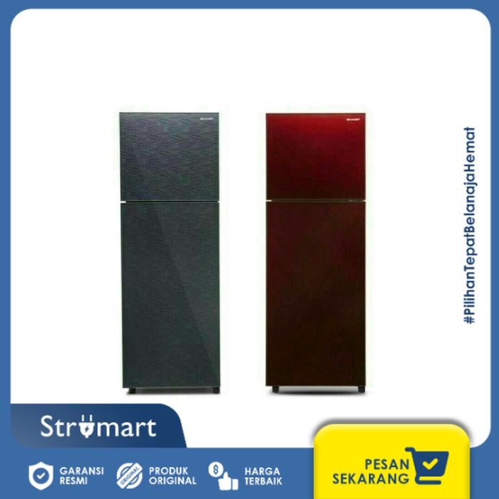 KULKAS 2 PINTU SHARP SJ 326 XG MS MR SJ326XG
